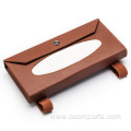 2021 high quality multi colors leather tissue box